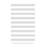 Horizontal Stripes - White and Gainsboro Gray Memory Card Reader (Rectangular)