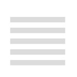 Horizontal Stripes - White and Gainsboro Gray Greeting Card 5  x 7 