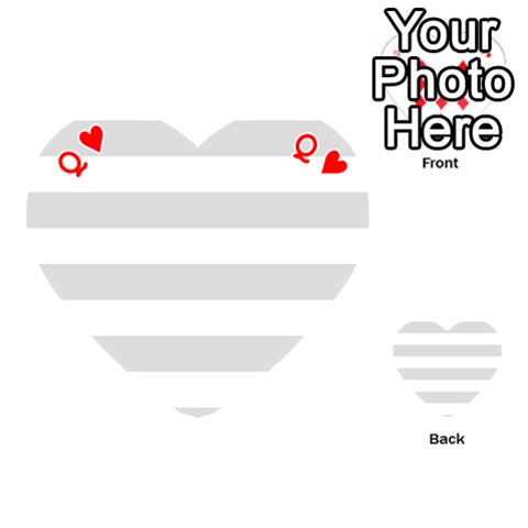 Queen Horizontal Stripes Front - HeartQ