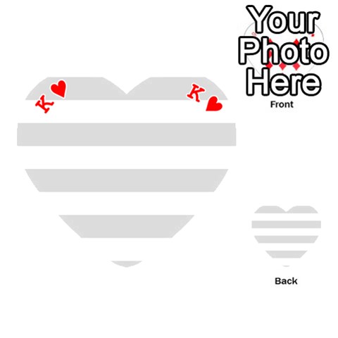 King Horizontal Stripes Front - HeartK