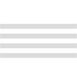 Horizontal Stripes - White and Gainsboro Gray YOU ARE INVITED 3D Greeting Card (8x4)