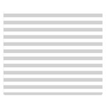 Horizontal Stripes - White and Light Gray Double Sided Flano Blanket (Small)