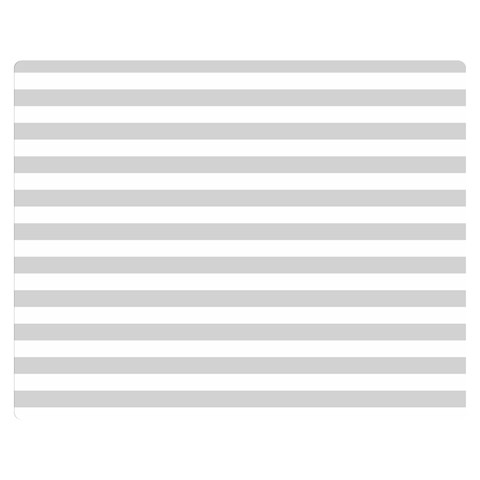 Horizontal Stripes 60 x50  Blanket Front