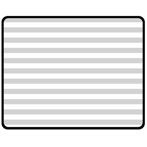 Horizontal Stripes 60 x50  Blanket Front