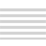 Horizontal Stripes - White and Light Gray Birthday Cake 3D Greeting Card (7x5)