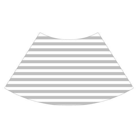 Horizontal Stripes Skirt Back