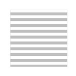 Horizontal Stripes - White and Silver Gray Small Satin Scarf  (Square)