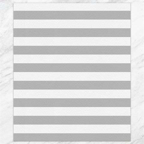 Horizontal Stripes 8.15 x9.66  Canvas - 1