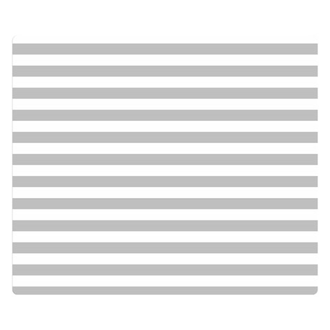 Horizontal Stripes 50 x40  Blanket Front