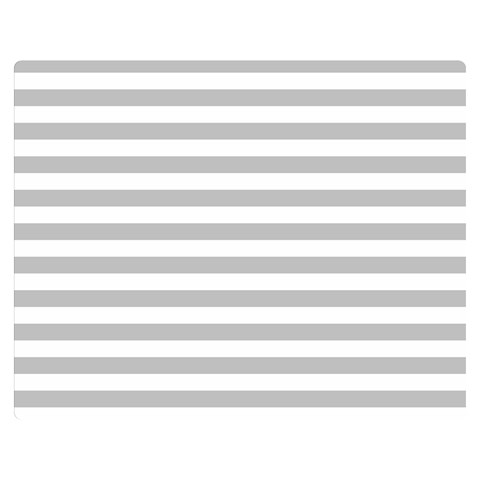 Horizontal Stripes 60 x50  Blanket Front