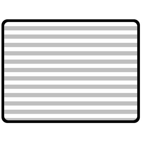Horizontal Stripes 80 x60  Blanket Front