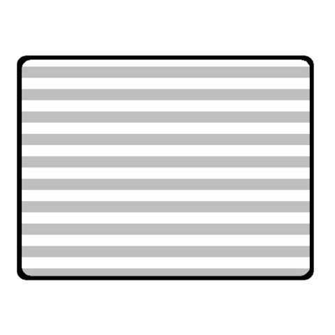 Horizontal Stripes 50 x40  Blanket Front
