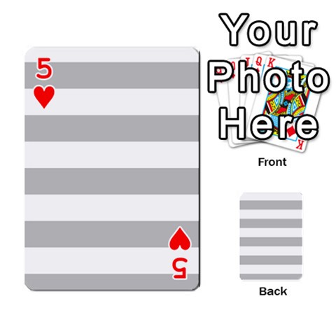 Horizontal Stripes Front - Heart5