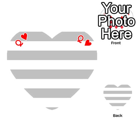 Queen Horizontal Stripes Front - HeartQ