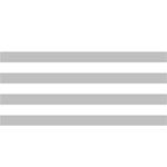 Horizontal Stripes - White and Silver Gray YOU ARE INVITED 3D Greeting Card (8x4)