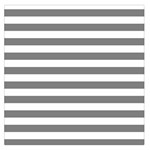 Horizontal Stripes - White and Gray Large Satin Scarf (Square)