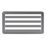 Horizontal Stripes - White and Gray Memory Card Reader (Mini)