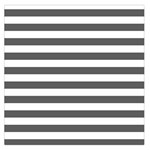 Horizontal Stripes - White and Dark Gray Large Satin Scarf (Square)