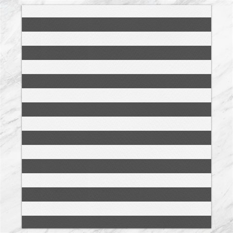 Horizontal Stripes 8.15 x9.66  Canvas - 1