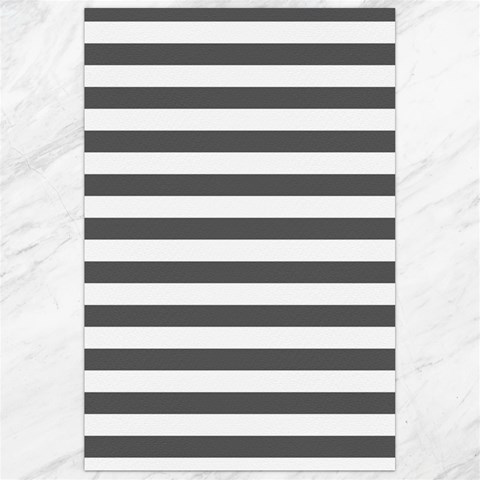Horizontal Stripes 23.35 x34.74  Canvas - 1