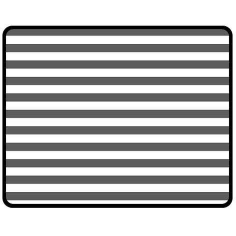 Horizontal Stripes 60 x50  Blanket Front