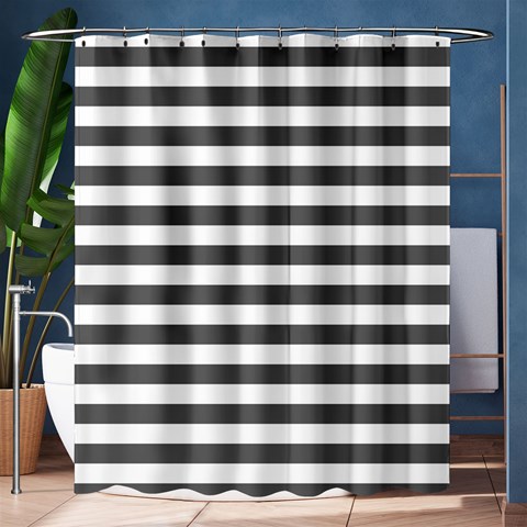 Horizontal Stripes 60 x72  Curtain
