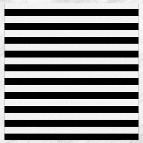 Horizontal Stripes 11.4 x11.56  Canvas - 1
