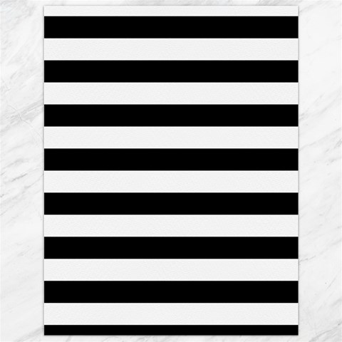 Horizontal Stripes 11.86 x15.41  Canvas - 1