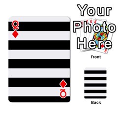 Queen Horizontal Stripes Front - DiamondQ