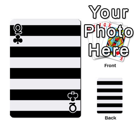 Queen Horizontal Stripes Front - ClubQ