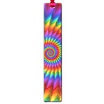Psychedelic Rainbow Spiral Large Book Mark