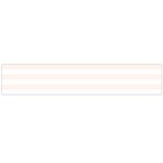 Horizontal Stripes - White and Seashell Flano Scarf (Large)
