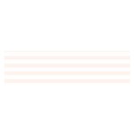 Horizontal Stripes - White and Seashell Satin Scarf (Oblong)