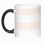 Horizontal Stripes - White and Seashell Morph Mug