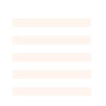 Horizontal Stripes - White and Seashell Greeting Card 4.5  x 6 
