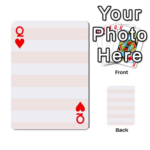 Queen Horizontal Stripes Front - HeartQ