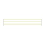 Horizontal Stripes - White and Beige Flano Scarf (Mini)