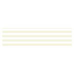 Horizontal Stripes - White and Beige Satin Scarf (Oblong)