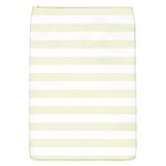 Horizontal Stripes - White and Beige Removable Flap Cover (S)
