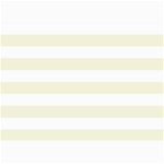 Horizontal Stripes - White and Beige 5  x 7  Photo Cards