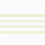 Horizontal Stripes - White and Beige 4  x 8  Photo Cards