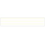 Horizontal Stripes - White and Ivory Flano Scarf (Large)