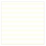 Horizontal Stripes - White and Ivory Large Satin Scarf (Square)