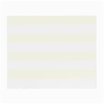 Horizontal Stripes - White and Ivory Small Glasses Cloth (2 Sides)