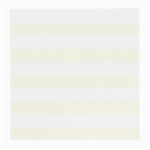 Horizontal Stripes - White and Ivory Medium Glasses Cloth