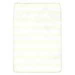 Horizontal Stripes - White and Ivory Removable Flap Cover (S)