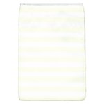 Horizontal Stripes - White and Ivory Removable Flap Cover (L)