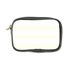 Horizontal Stripes - White and Ivory Coin Purse
