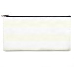 Horizontal Stripes - White and Ivory Pencil Case