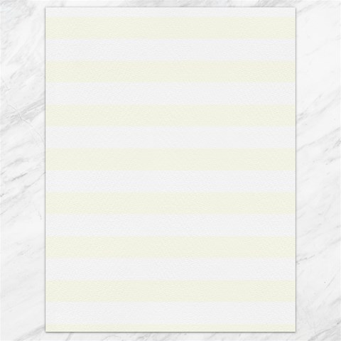 Horizontal Stripes 17.8 x23.08  Canvas - 1